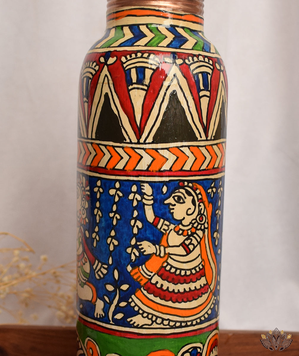 MATA NI PACHEDI HAND PAINTED BOTTLE