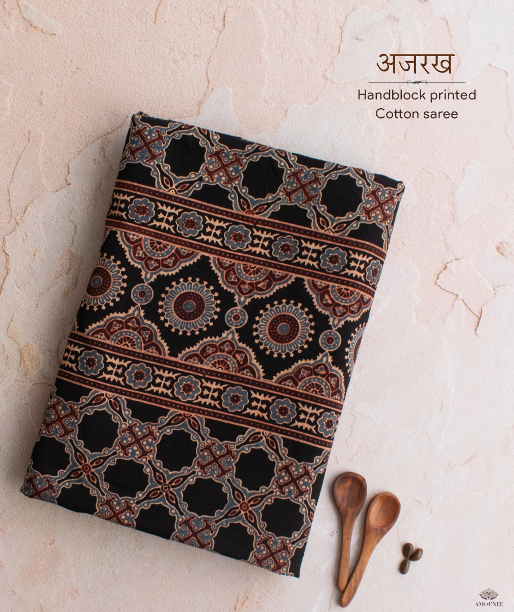 Ajrakh Sarees