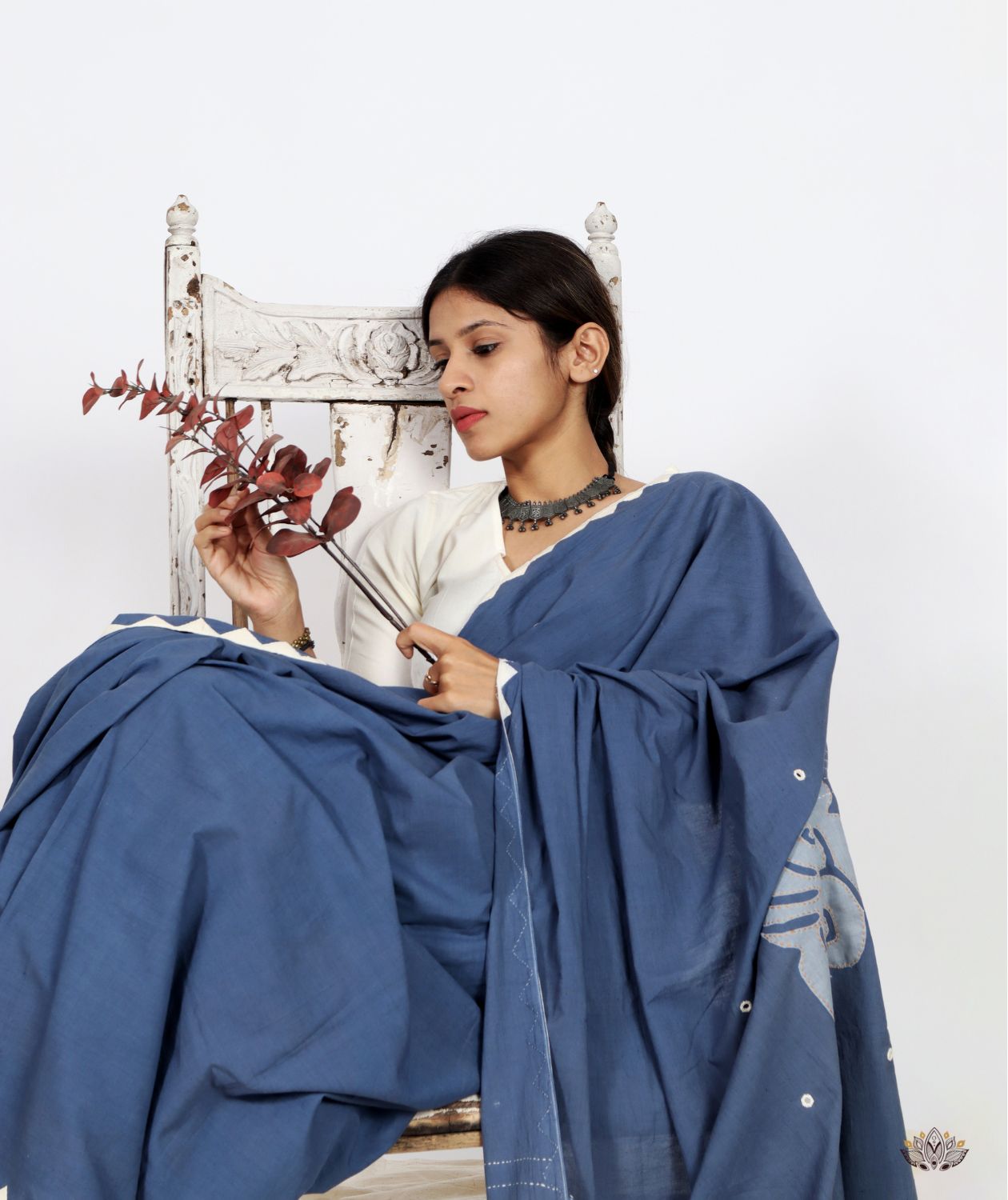 Applique Saree