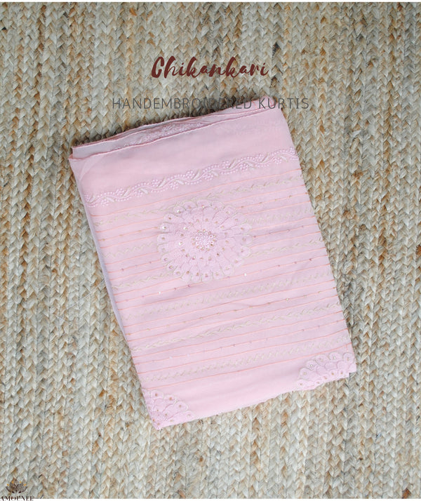 Chikankari Hand Embroidered Saree