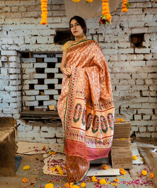 ASHAVALI BROCADE SILK SAREE