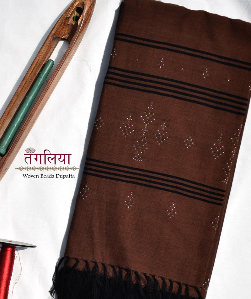 TANGALIYA COTTON HANDWOVEN DUPATTA