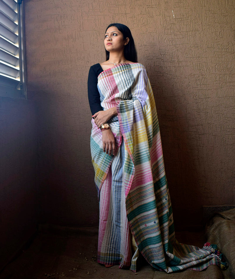 KACCHI KALACOTTON SAREE