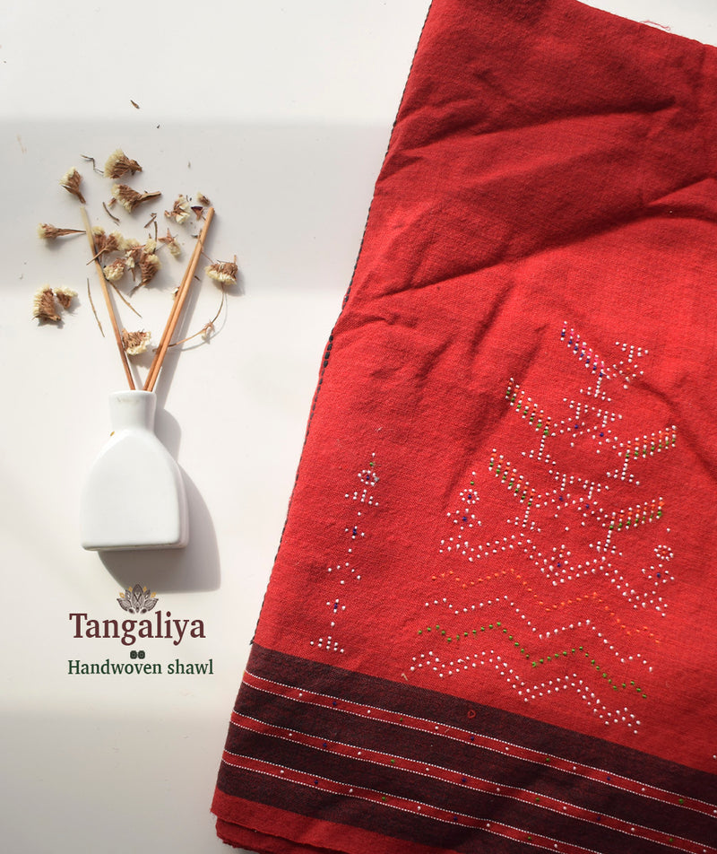 TANGALIYA WOOLEN HANDWOVEN SHAWL