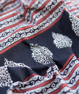 Cotton Bagru Handblock Printed Saree