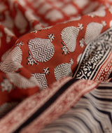 Cotton Bagru Handblock Printed Saree