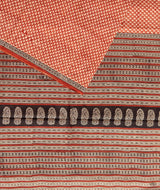 Cotton Bagru Handblock Printed Saree