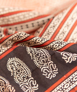 Cotton Bagru Handblock Printed Saree