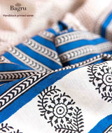 Cotton Bagru Handblock Printed Saree