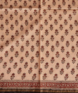 Chanderi Bagru Handblock Printed Saree