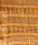 Bagru tussar silk saree