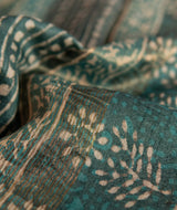 Bagru tussar silk saree