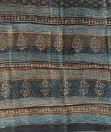 Bagru tussar silk saree