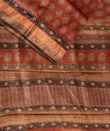 Bagru tussar silk saree