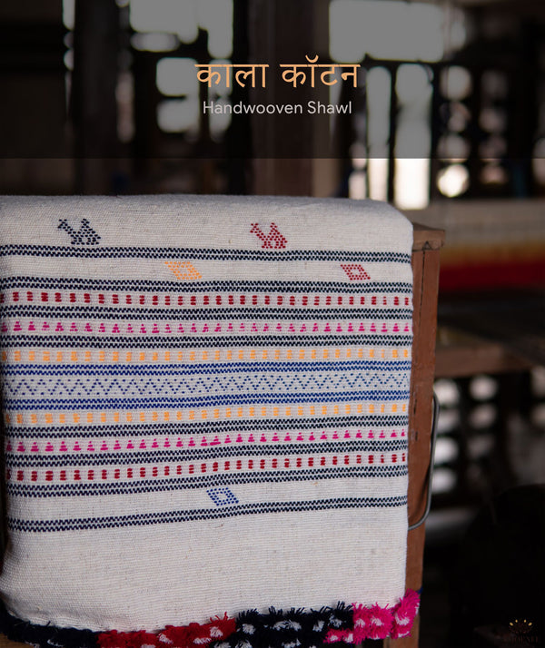 KACCHI HAND WOVEN WOOLEN SHAWLS