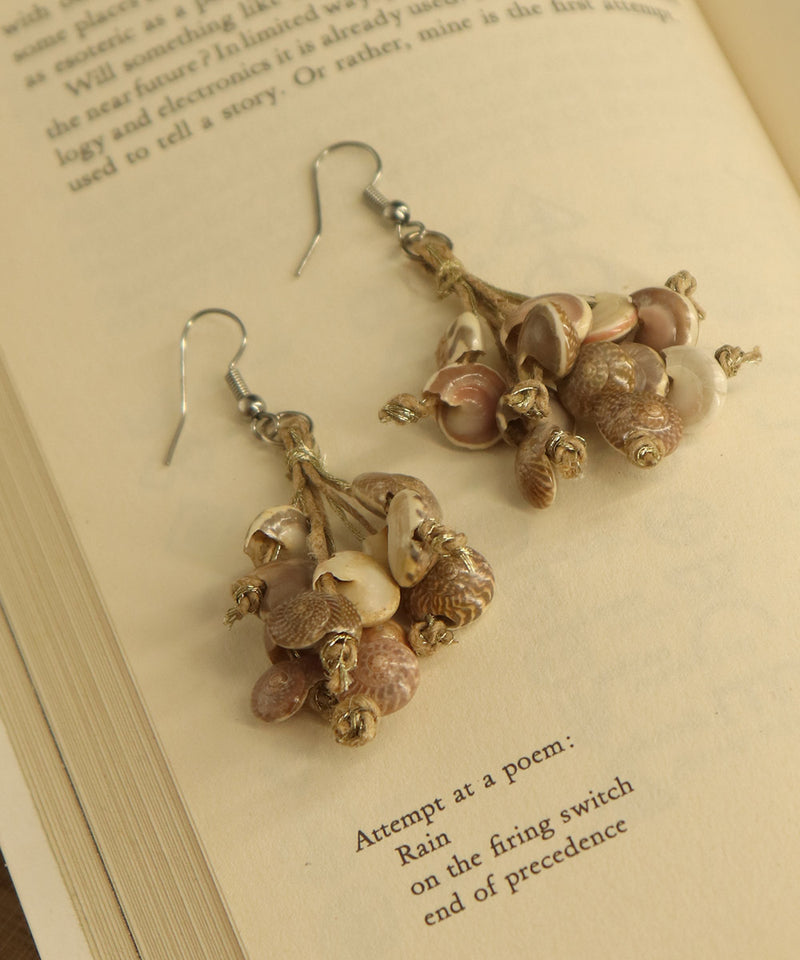 Jute Shell Earring