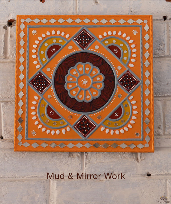 Mud and mirror work (Lipan work)