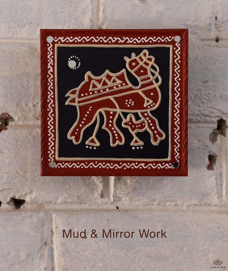 Mud and mirror work (Lipan work)