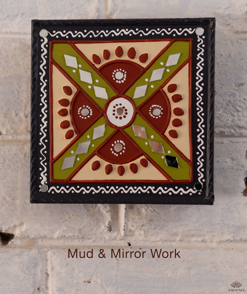 Mud and mirror work (Lipan work)