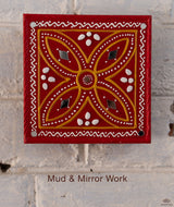 Mud and mirror work (Lipan work)