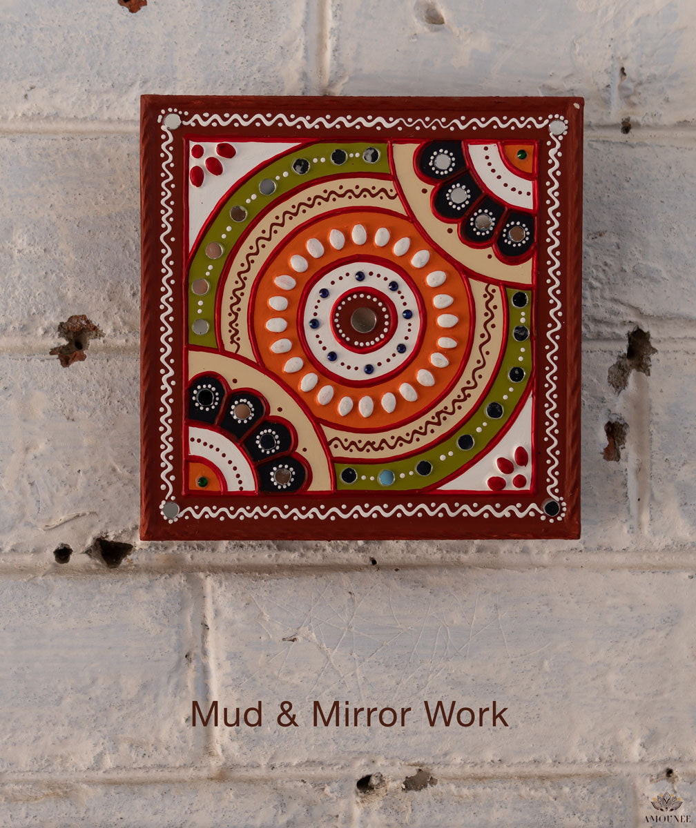 AMOUNEE-Best lippan mud mirror art work online – AMOUNEE - Handloom ...