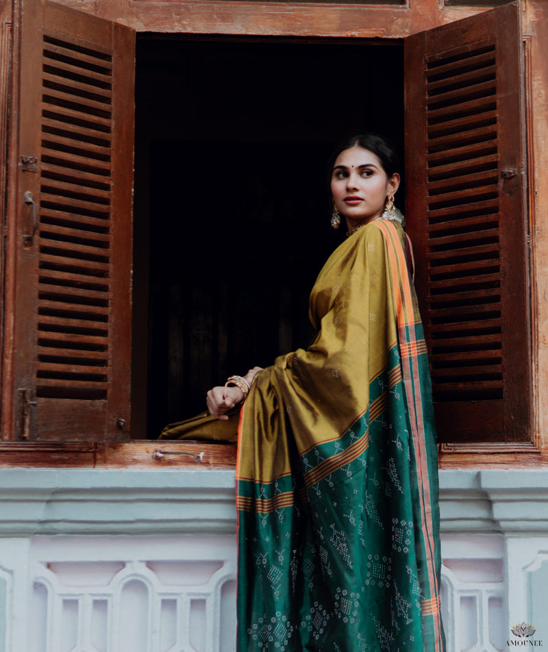 TANGALIYA SILK HANDWOVEN SAREE