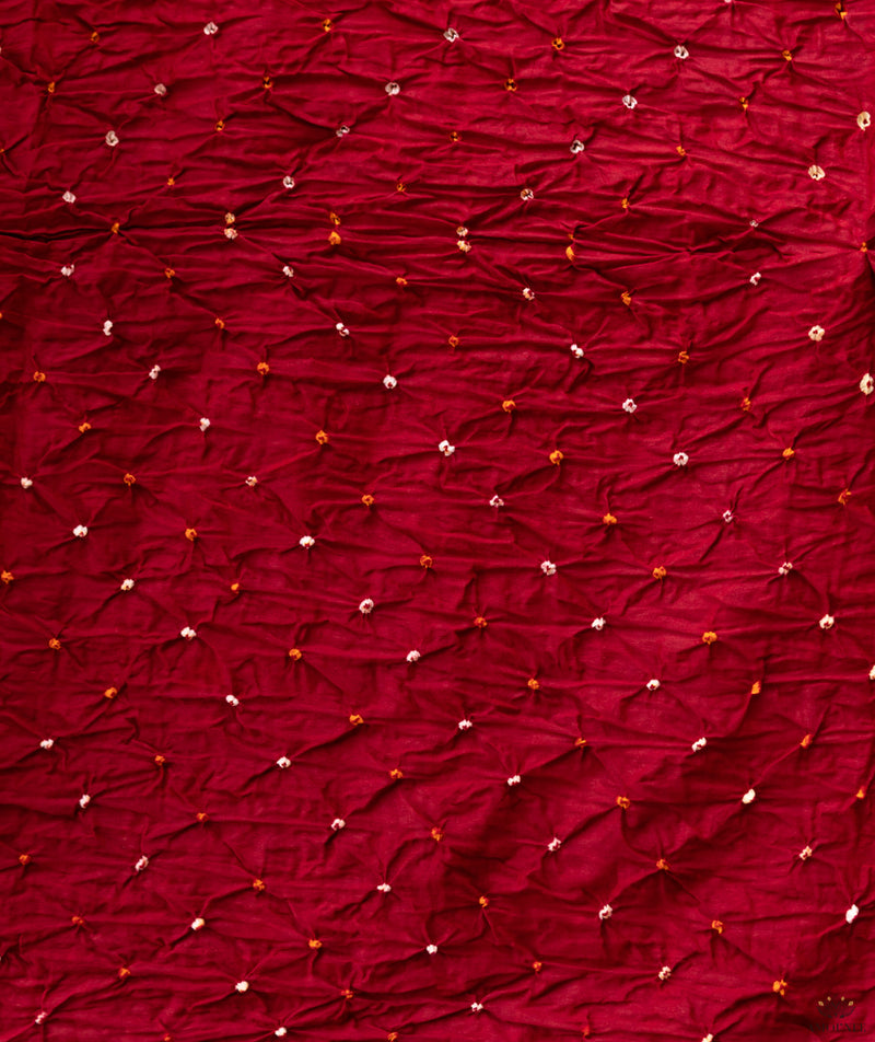 Bandhani Cotton Suit Piece