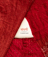 Bandhani Cotton Suit Piece
