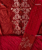 Bandhani Cotton Suit Piece