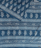 Cotton Dabu Handblock Printed Saree