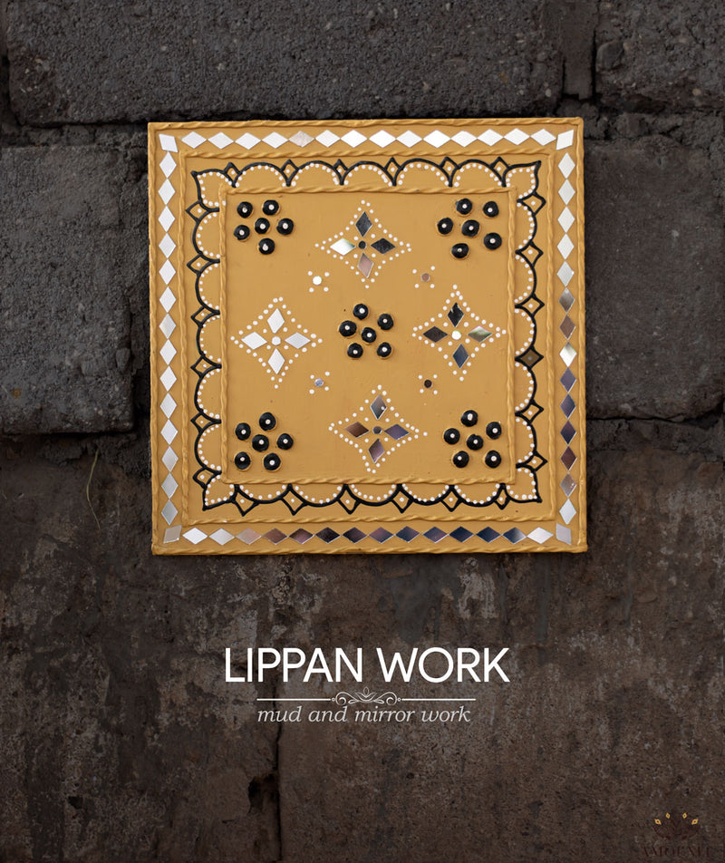 Mud and mirror work (Lipan work)