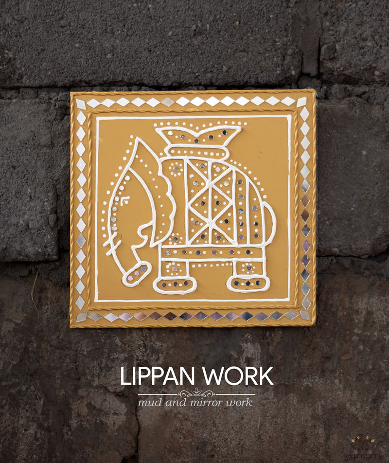 Mud and mirror work (Lipan work)