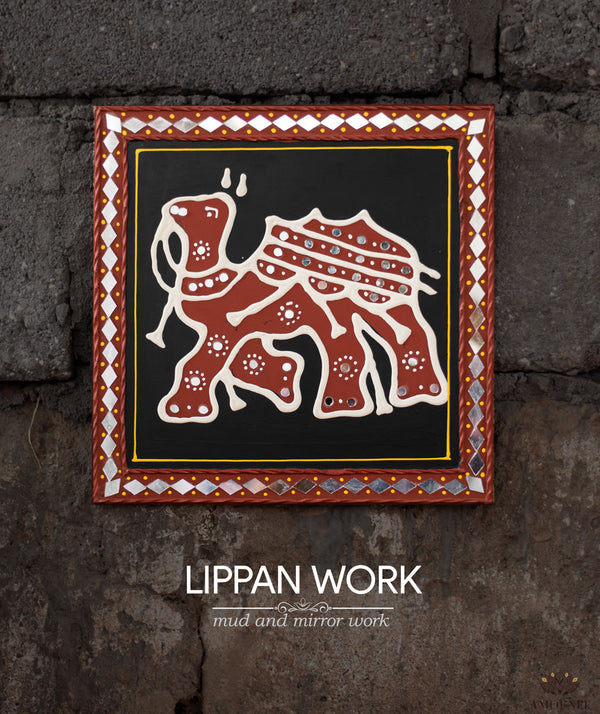 Mud and mirror work (Lipan work)