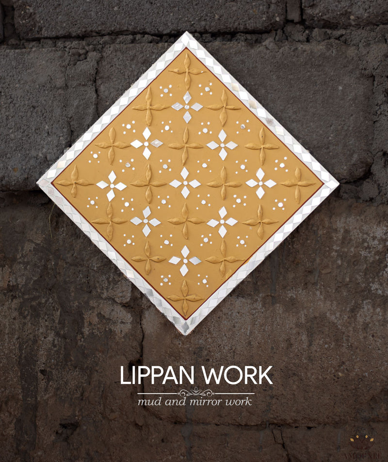 Mud and mirror work (Lipan work)