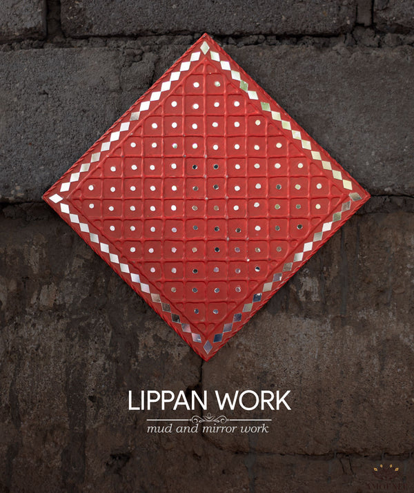 Mud and mirror work (Lipan work)