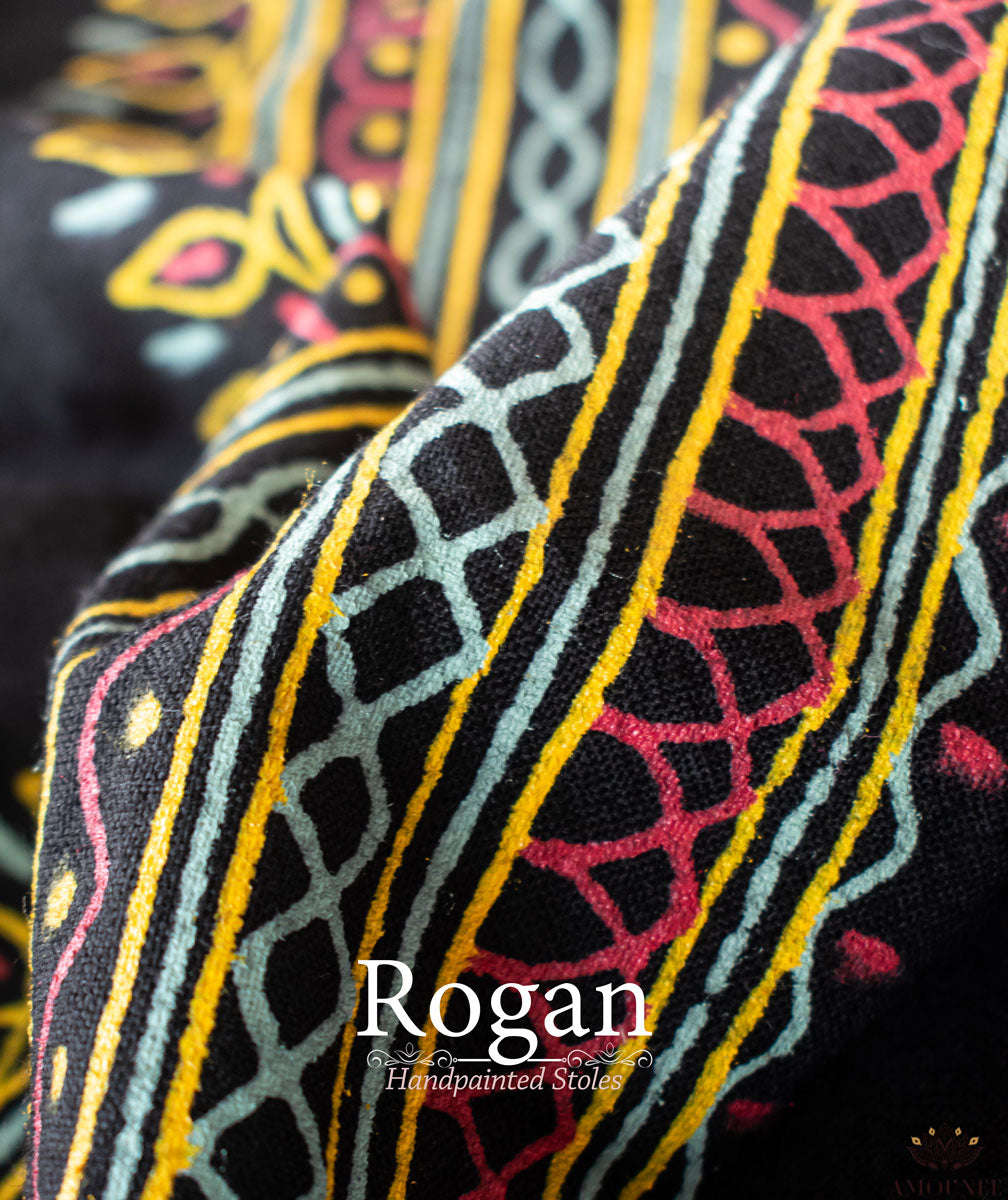 AMOUNEE-Buy rogan art painting cotton stoles online – AMOUNEE ...