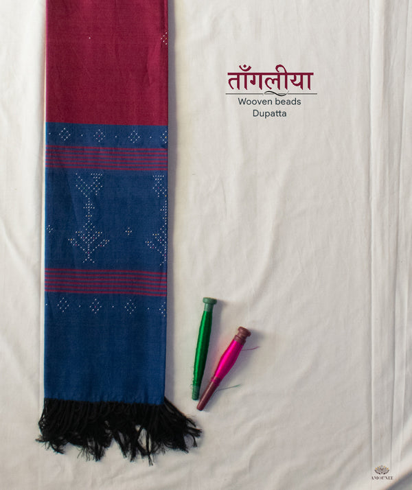 TANGALIYA COTTON HANDWOVEN DUPATTA
