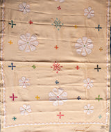 Applique HandStiched Chanderi Saree