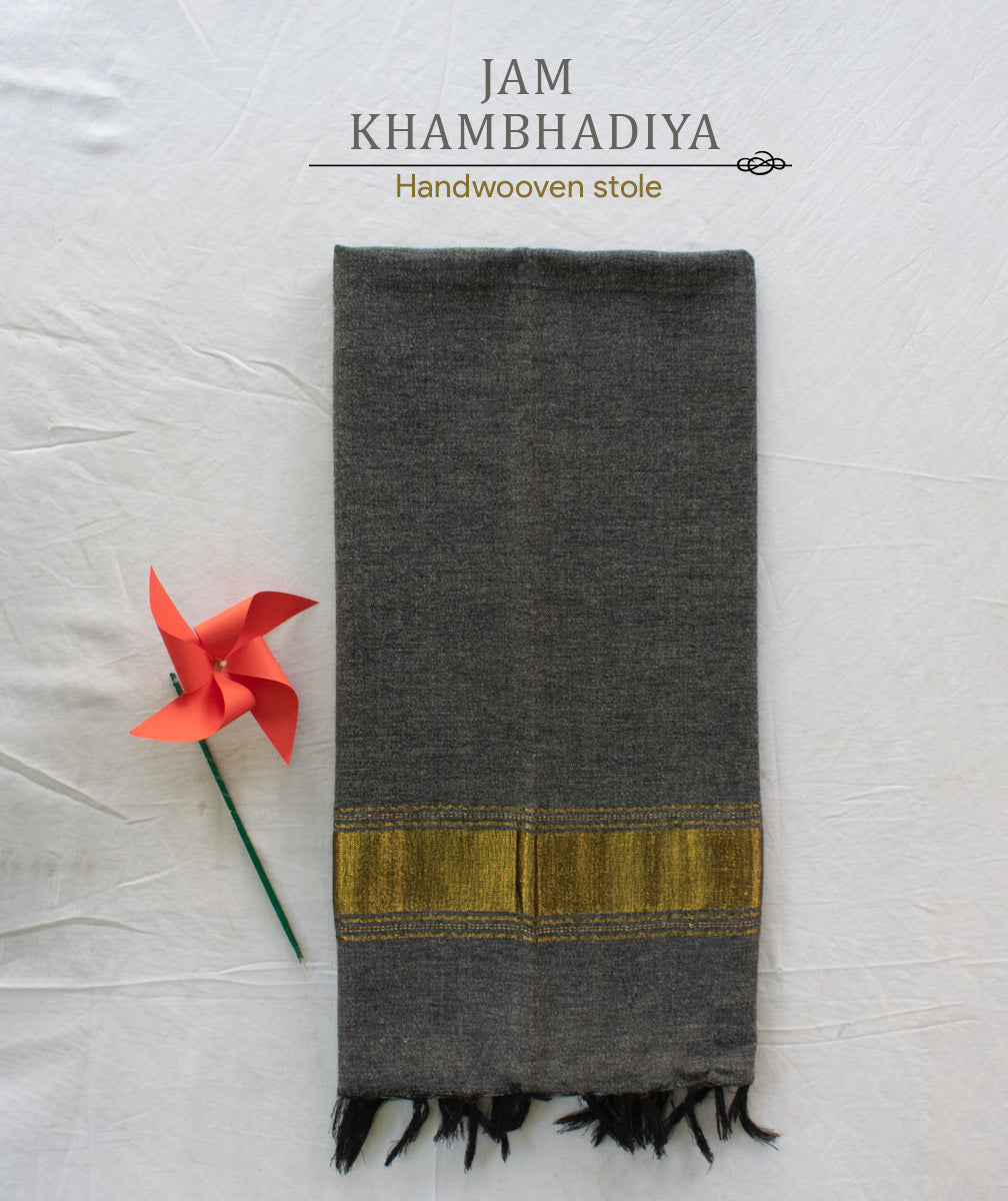 JAM KHAMBALIYA HANDWOVEN STOLE