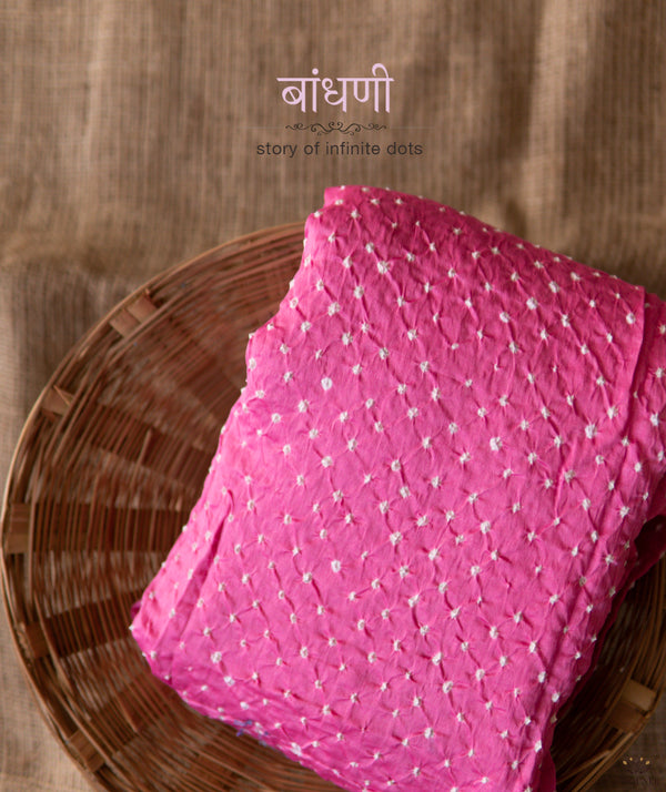 BANDHANI Chanderi silk SAREE