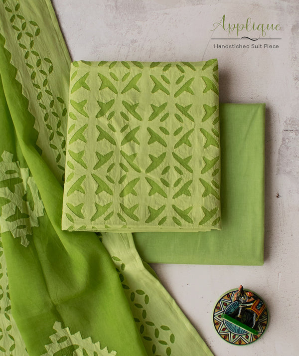 APPLIQUE COTTON SUITS