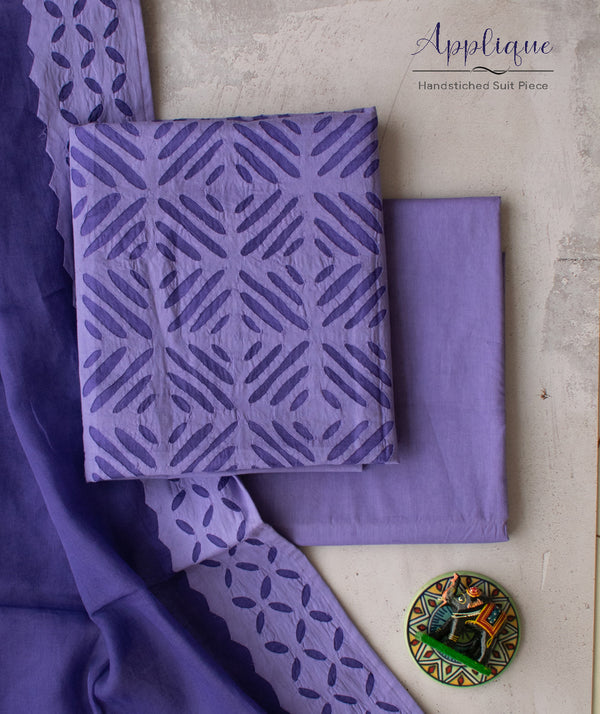 APPLIQUE COTTON SUITS