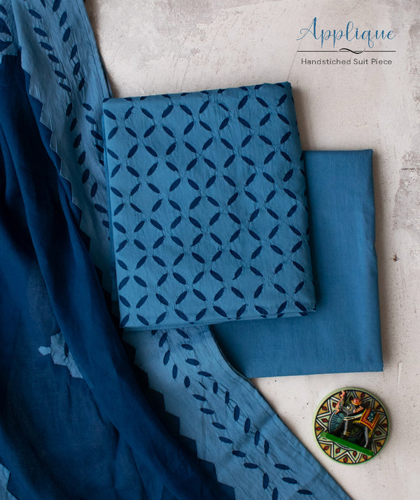 APPLIQUE COTTON SUITS
