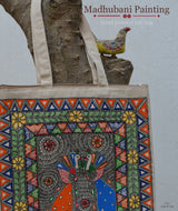 Madhubani Hand Painted Tote Bag