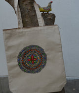 Madhubani Hand Painted Tote Bag