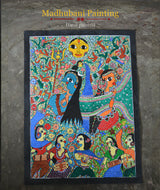 Madhubani Hand Painting: Shiv Dhanush