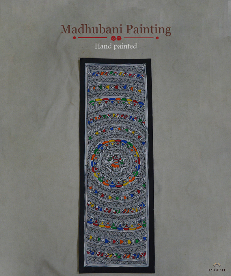 Madhubani Hand Painting: Dancing Queen