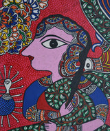 Madhubani Hand Painting: Dancing Queen