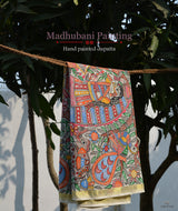 Madhubani Hand Painted Dupatta