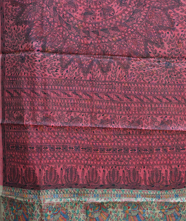 Madhubani Hand Painted Dupatta